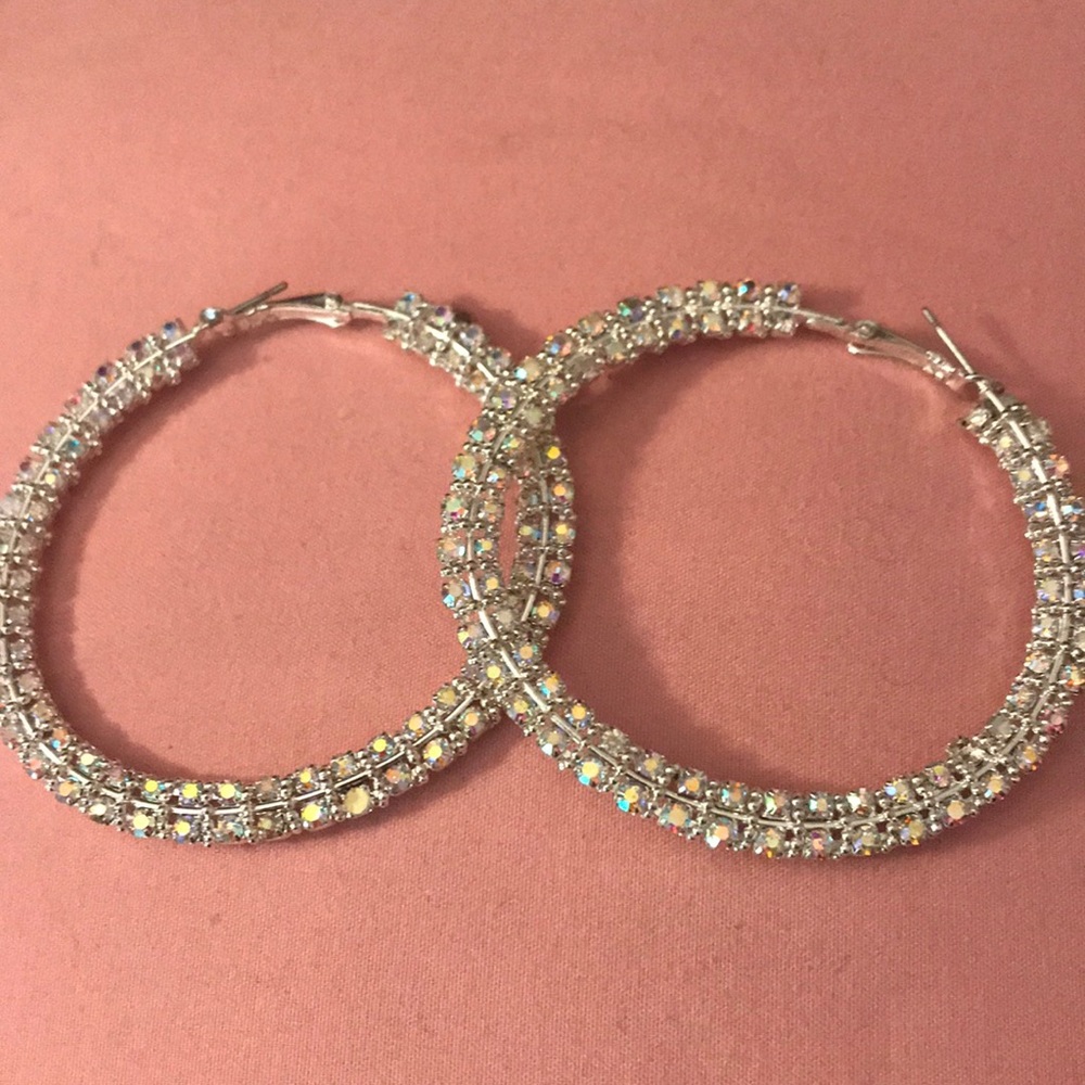 Crystal hoops